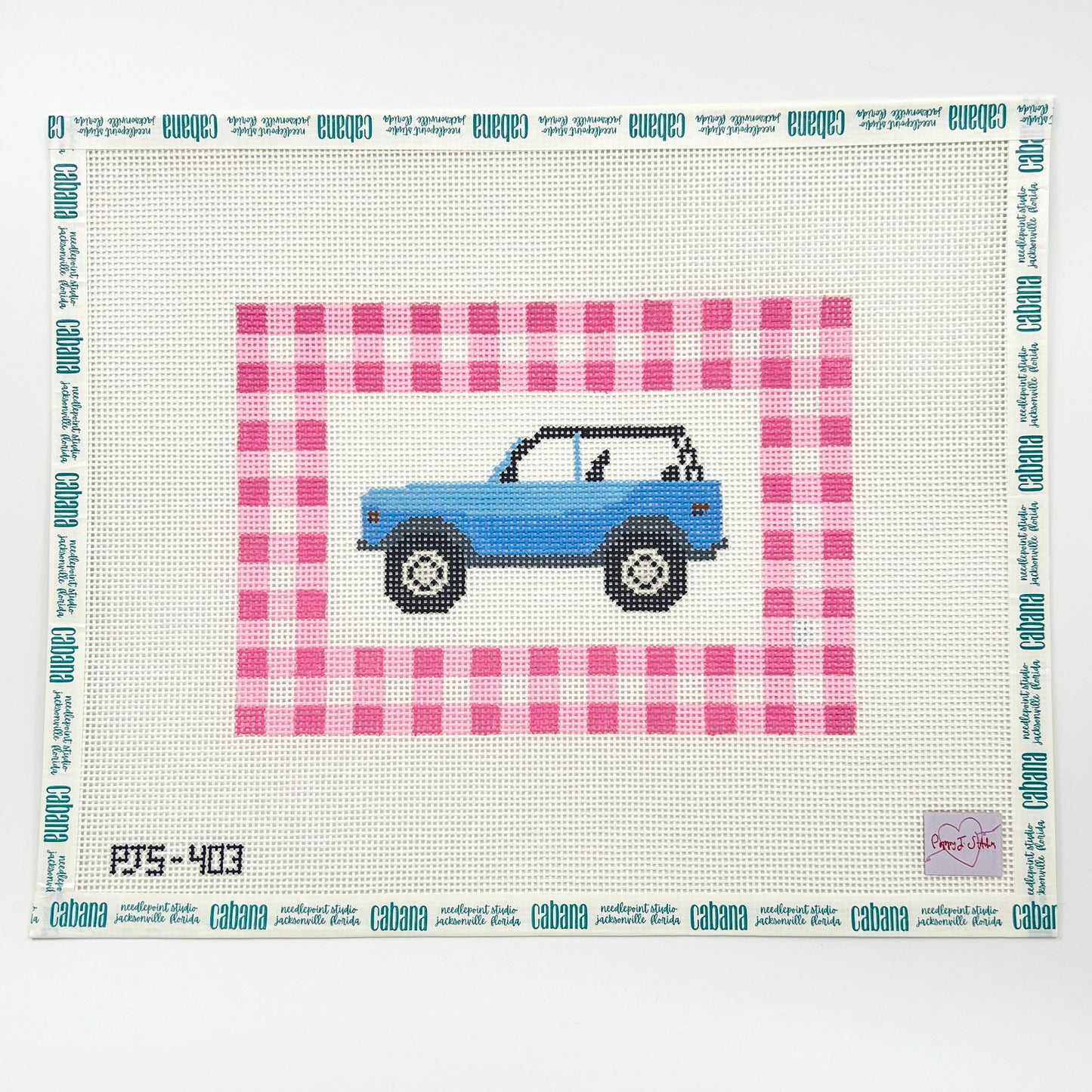 Bronco, Pink Gingham