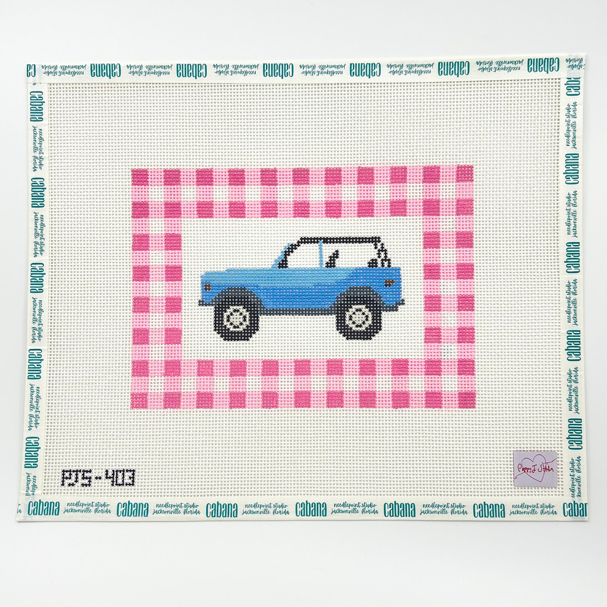 Bronco, Pink Gingham
