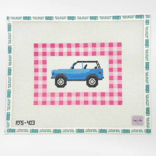 Bronco, Pink Gingham