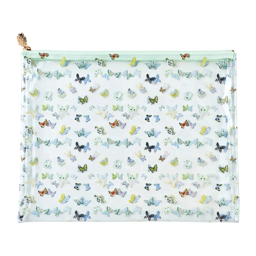 Butterfly PVC Project Bag - Large