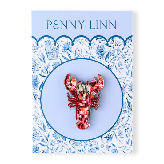Red Disco Lobster Needle Minder