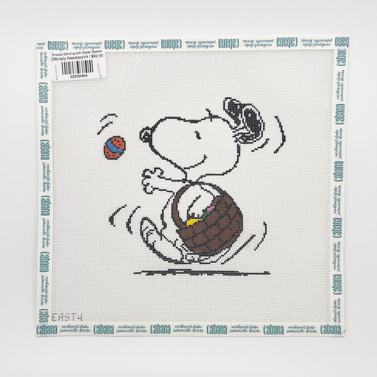 Snoopy Dancing with Easter Basket