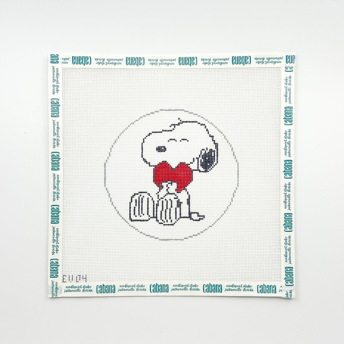 Snoopy Hugging Heart