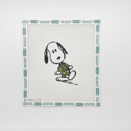 Snoopy in Skeleton Costume