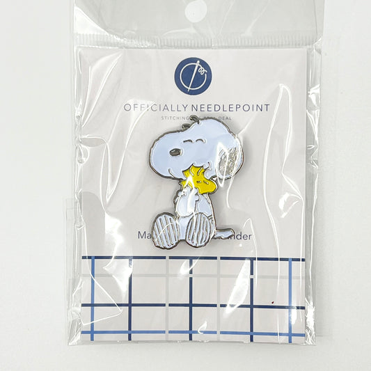 Snoopy Hugging Woodstock Needle Minder