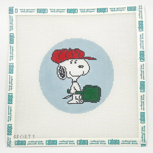 Snoopy with Pickleball Paddle