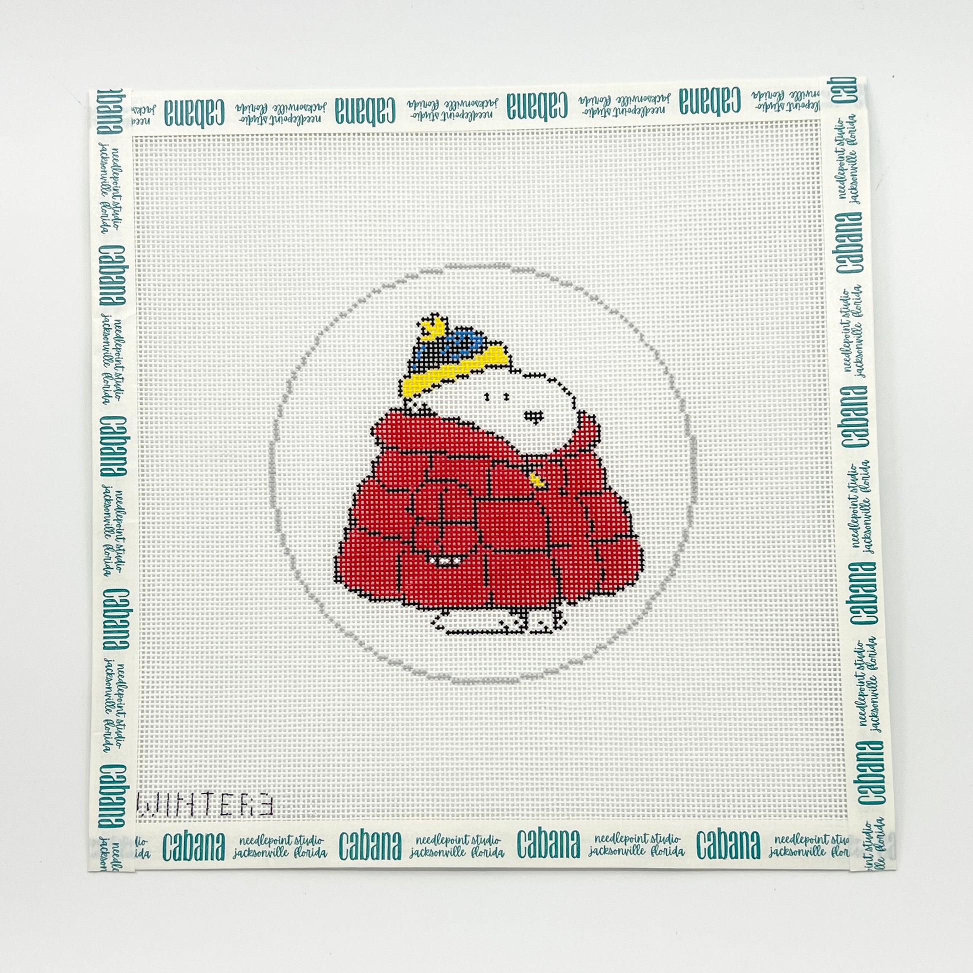 Snoopy in Puffer Coat Round