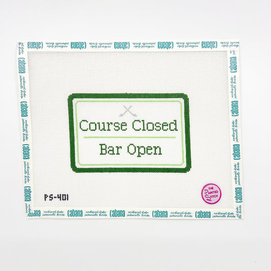 Course Closed, Bar Open
