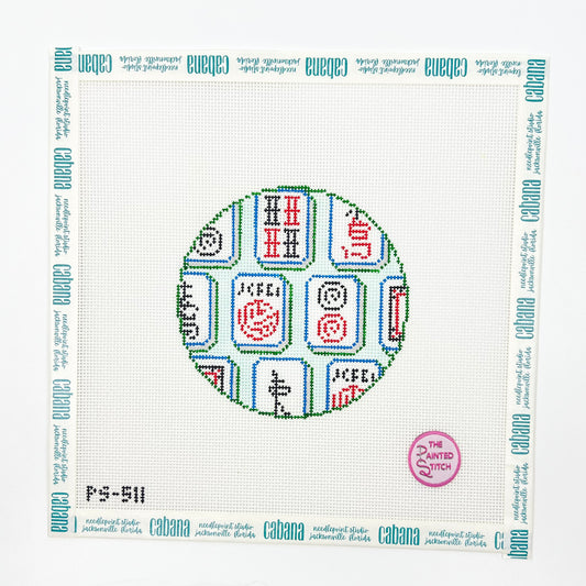 Mahjong Tiles Round: Jewel