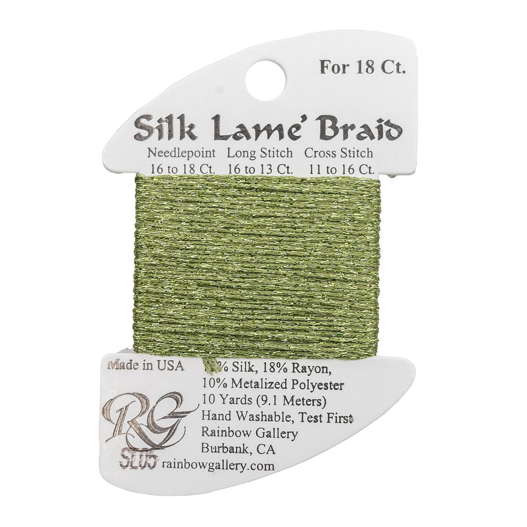 Silk Lame Braid SL05 Avocado