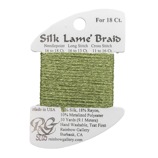 Silk Lame Braid SL05 Avocado