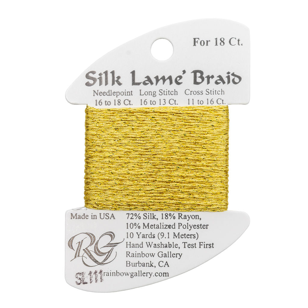 Silk Lame Braid SL111 Chardonnay