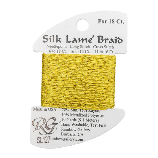 Silk Lame Braid SL127 Golden Yarrow