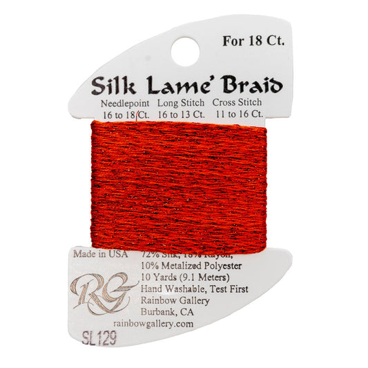 Silk Lame Braid SL129 Tabasco