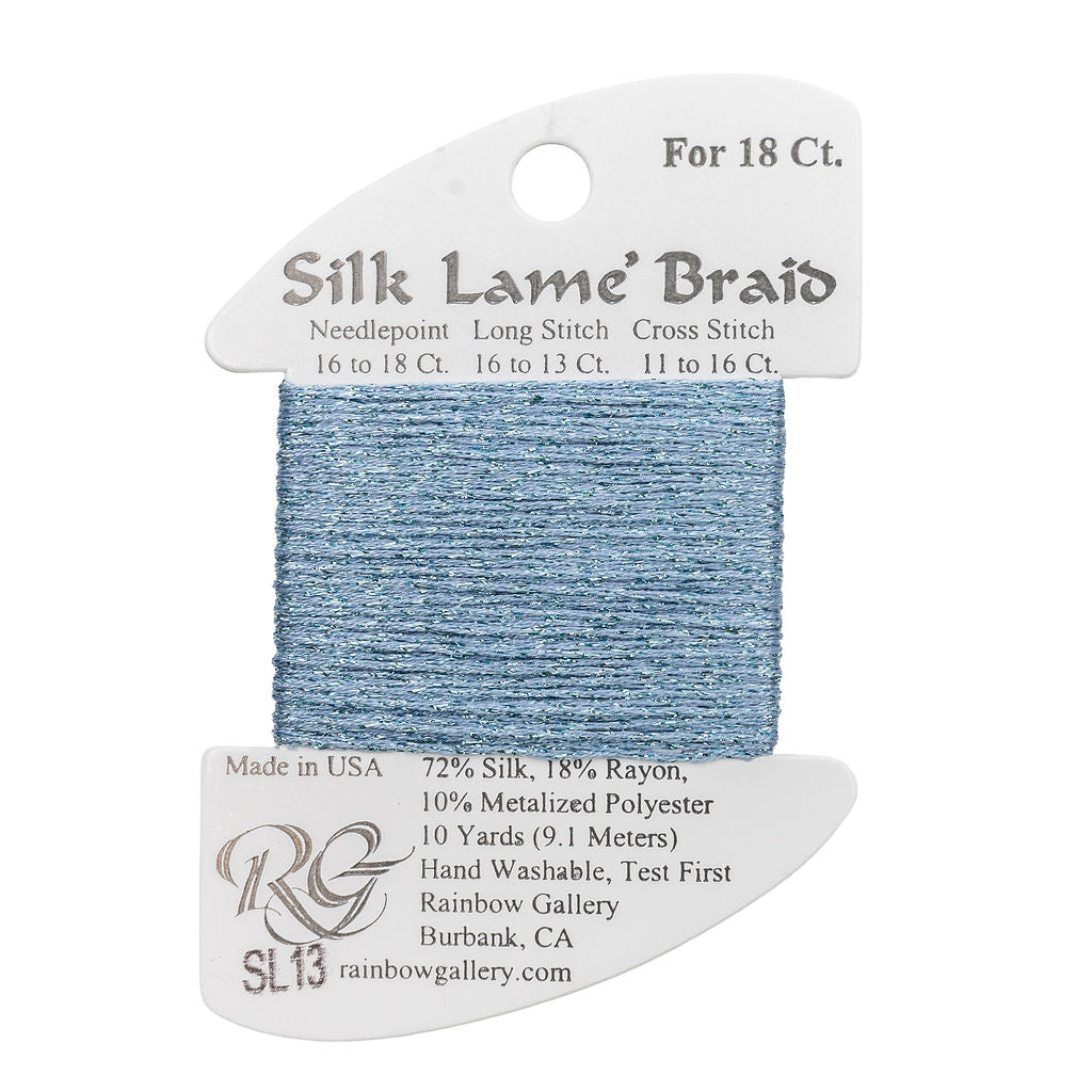 Silk Lame Braid SL13 Sky Blue
