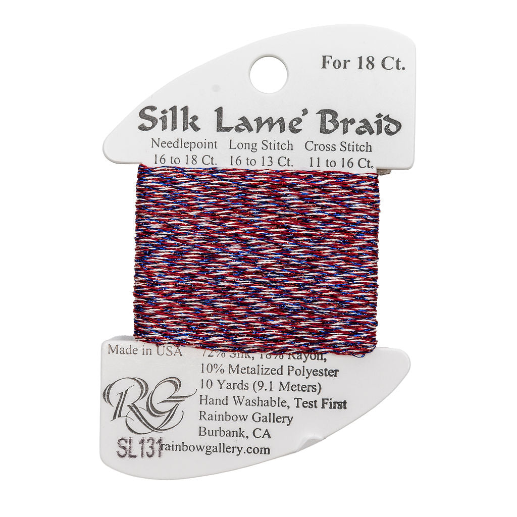 Silk Lame Braid SL131 4th Of July