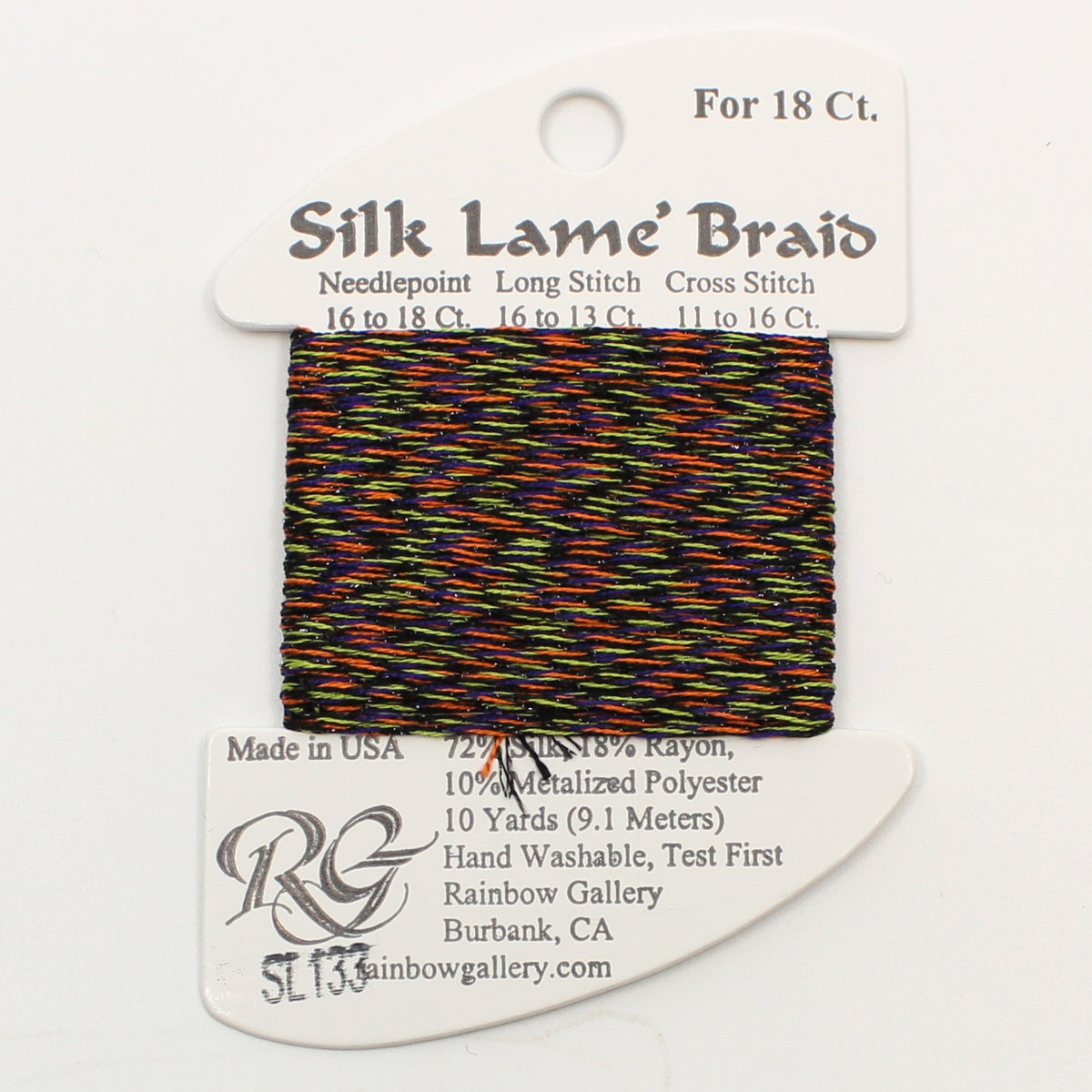 Silk Lame Braid SL133 Halloween