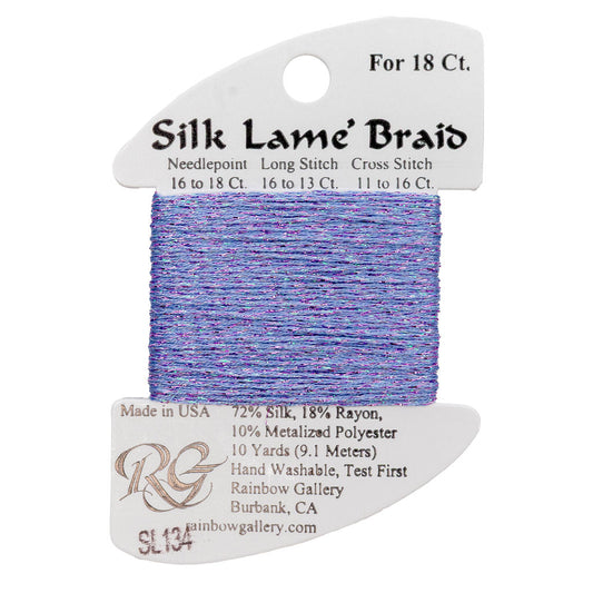 Silk Lame Braid SL134 Misty Lilac