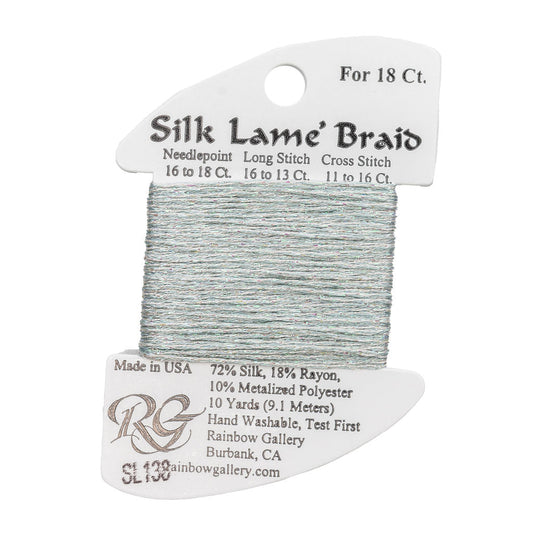 Silk Lame Braid SL138 Glacier
