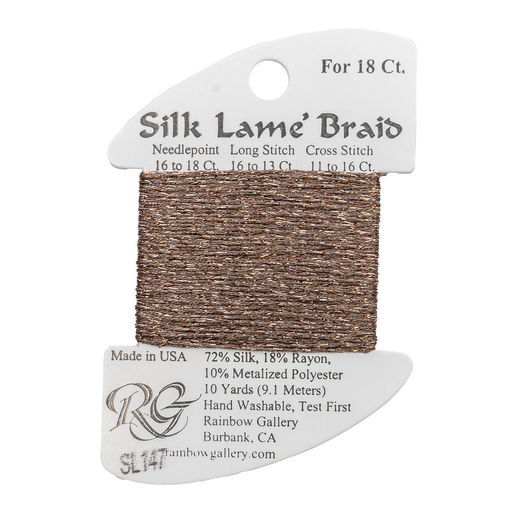Silk Lame Braid SL147 Taupe