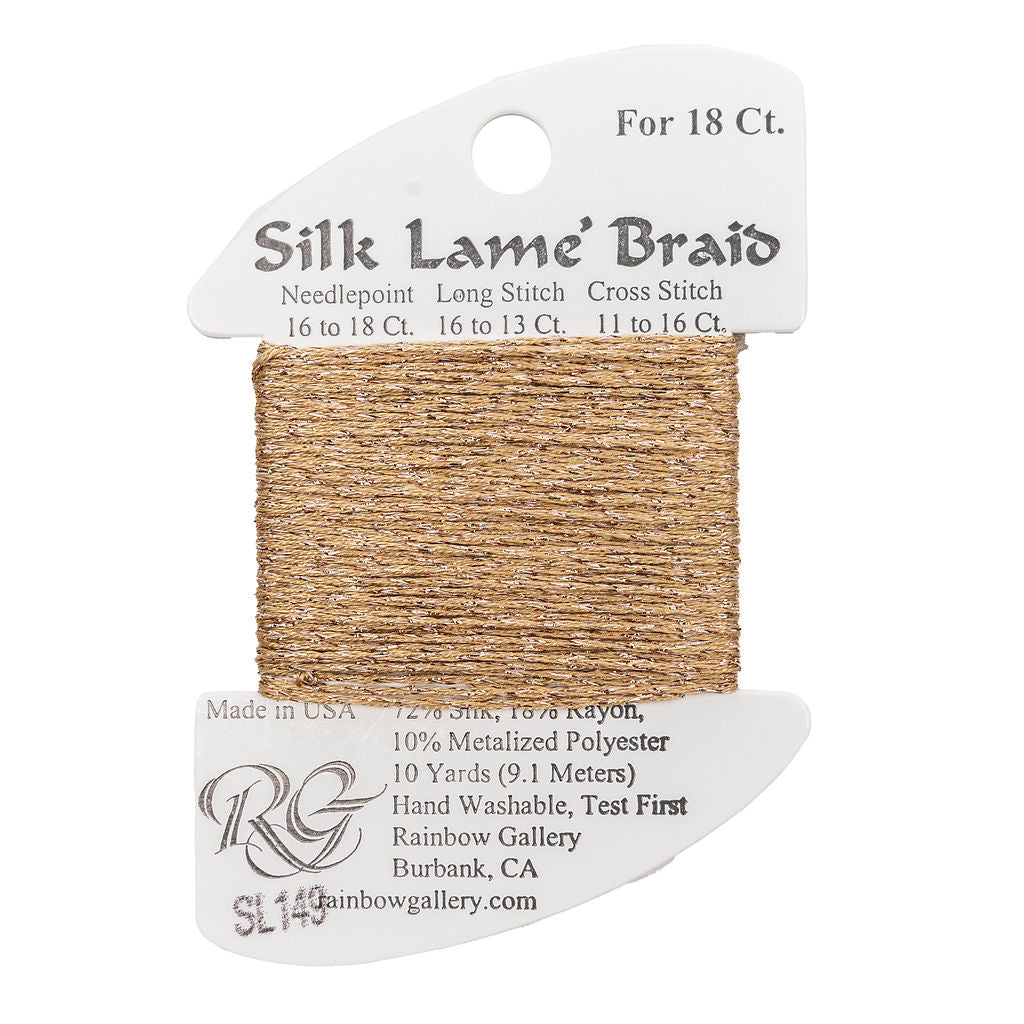 Silk Lame Braid SL149 Desert Sand