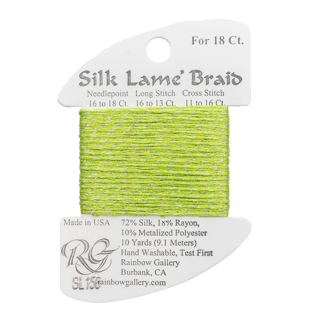 Silk Lame Braid SL156 Kiwi