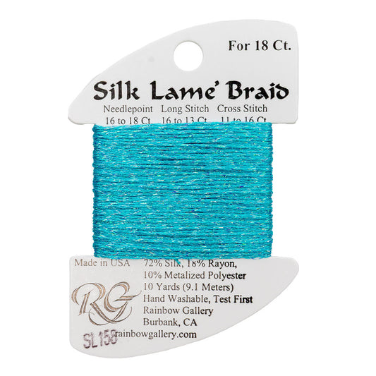 Silk Lame Braid SL158 Capri