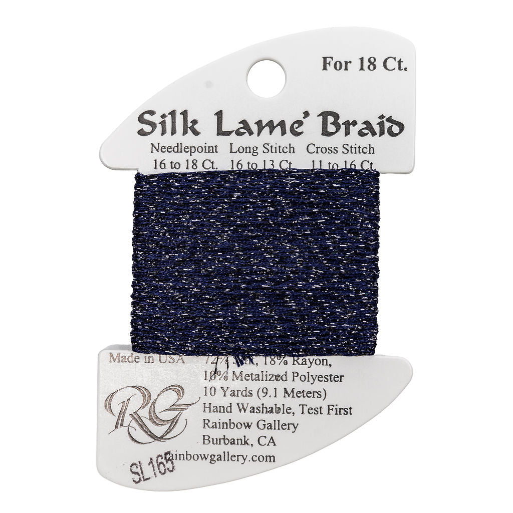 Silk Lame Braid SL165 Dark Wisteria