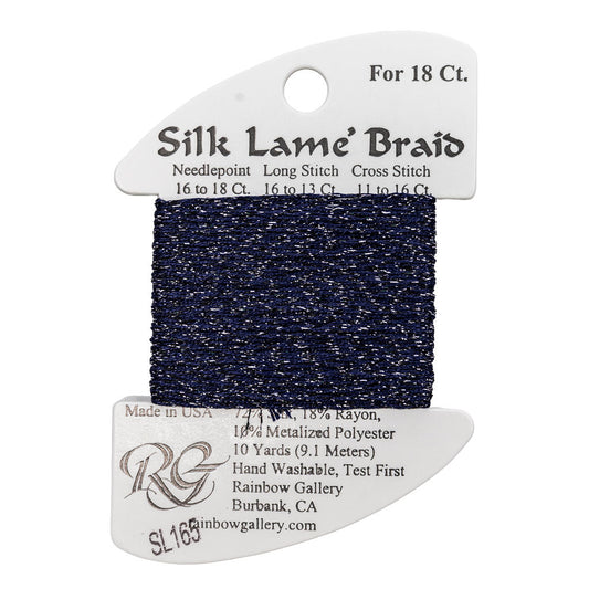 Silk Lame Braid SL165 Dark Wisteria