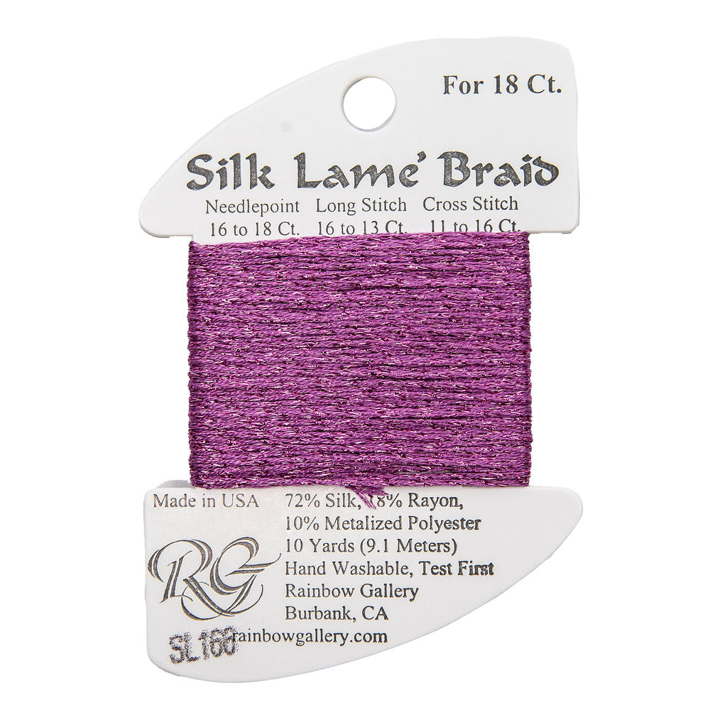 Silk Lame Braid SL166 Lite Fuchsia