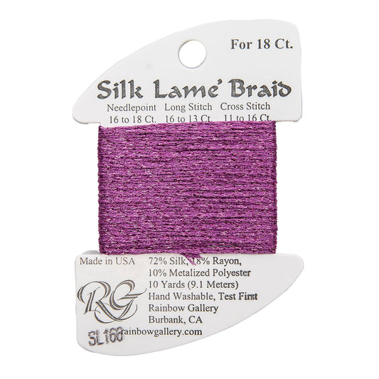 Silk Lame Braid SL166 Lite Fuchsia