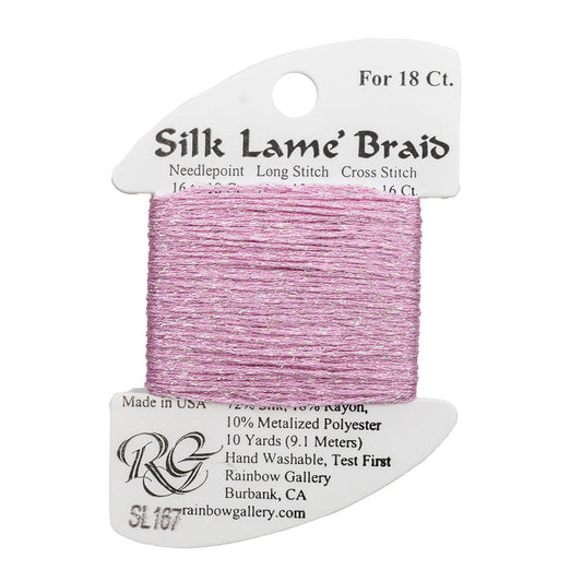 Silk Lame Braid SL167 Pink Lady