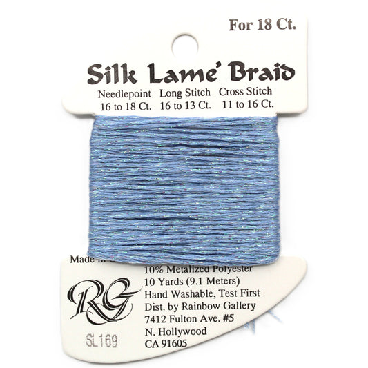 Silk Lame Braid SL169 Blue Bell