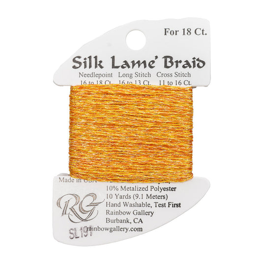 Silk Lame Braid SL191 Goldenrod