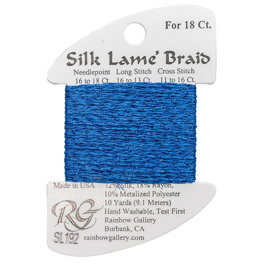 Silk Lame Braid SL192 Bluebird