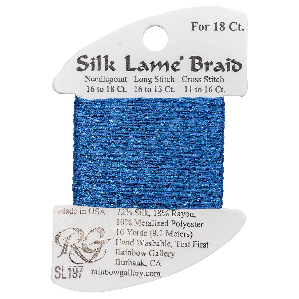 Silk Lame Braid SL197 Star Sapphire