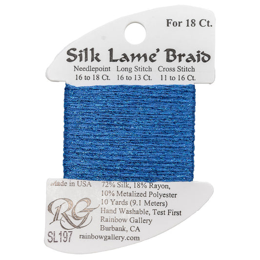 Silk Lame Braid SL197 Star Sapphire