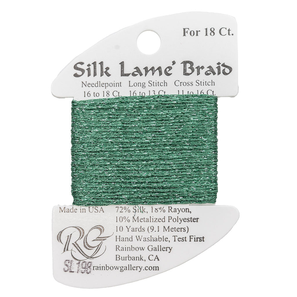Silk Lame Braid SL198 Wasabi