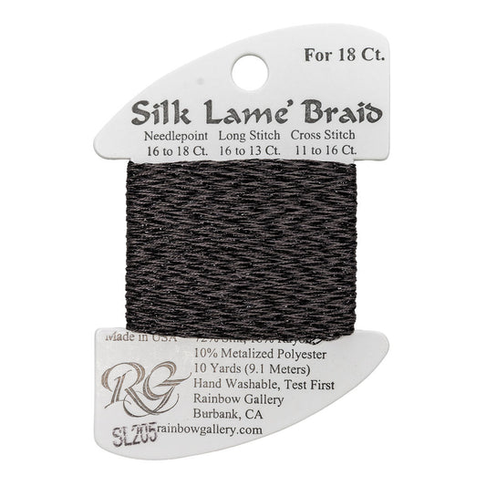 Silk Lame Braid SL205 Gargoyle