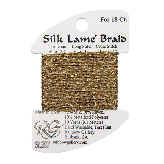 Silk Lame Braid SL207 Prairie Dust