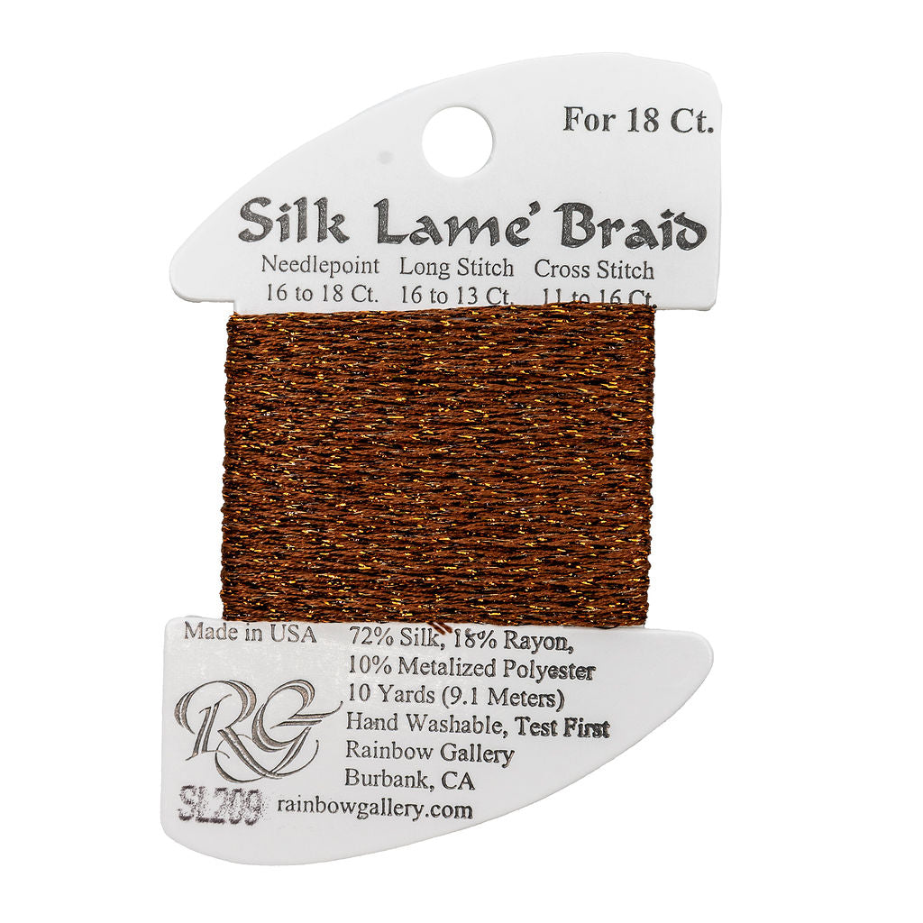 Silk Lame Braid SL209 Gingerbread