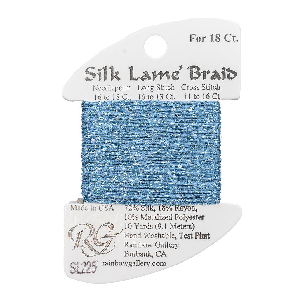 Silk Lame Braid SL225 Forever Blue