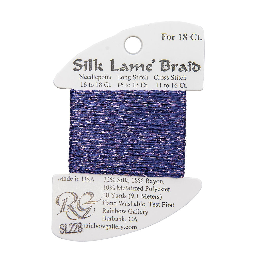 Silk Lame Braid SL228 Passionflower