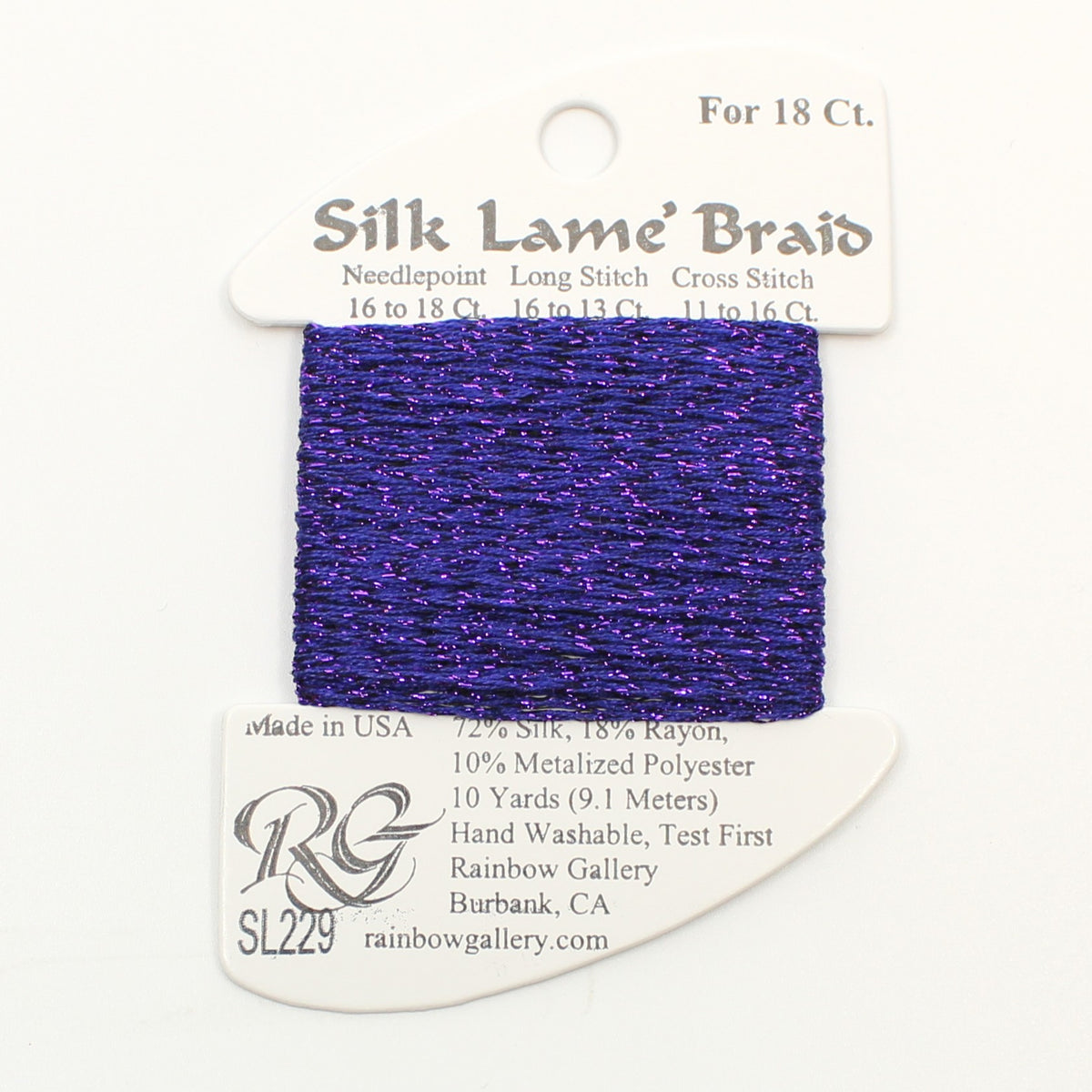 Silk Lame Braid SL229 Plush Purple
