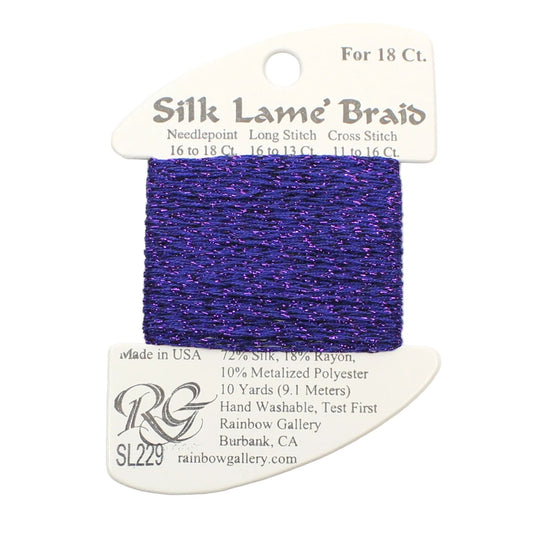 Silk Lame Braid SL229 Plush Purple