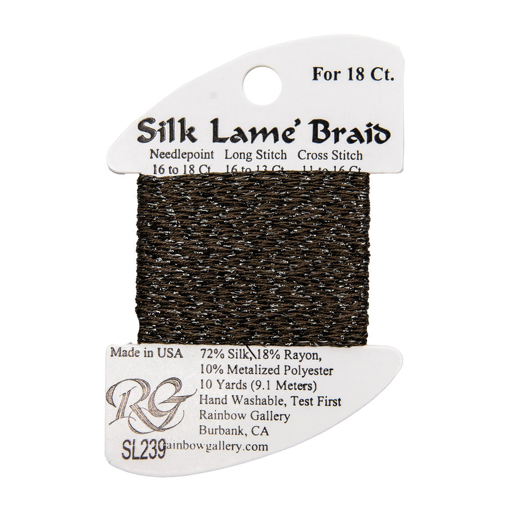 Silk Lame Braid SL239 Stony Fields