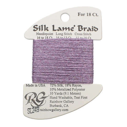Silk Lame Braid SL249 Pale Mauve