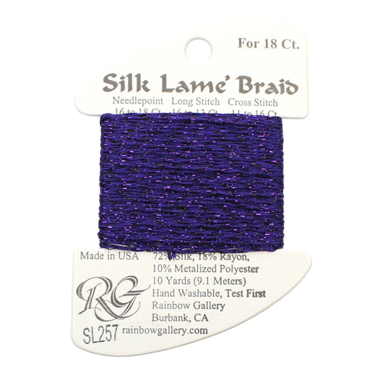 Silk Lame Braid SL257 Boysenberry