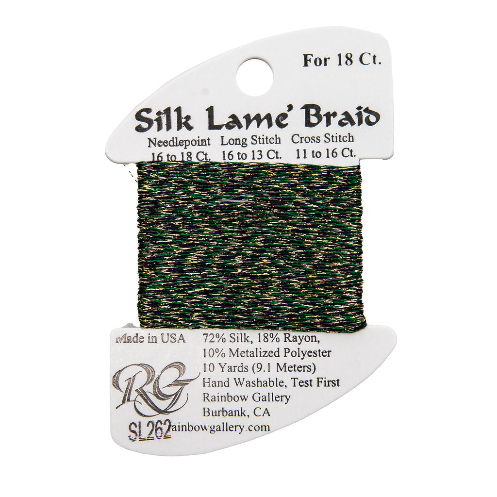 Silk Lame Braid SL262 Mardi Gras