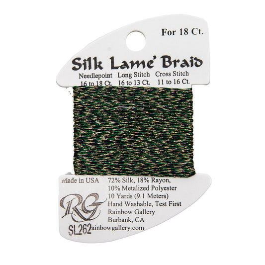 Silk Lame Braid SL262 Mardi Gras